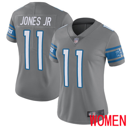 Detroit Lions Limited Steel Women Marvin Jones Jr Jersey NFL Football 11 Rush Vapor Untouchable